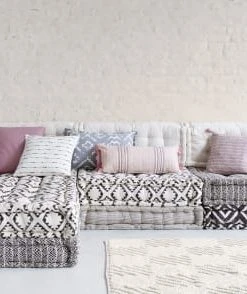 Maisons Du Monde Banquettes Banquette D'angle 4/5 Places En Coton -Magasin Méridiennes banquette d angle 4 5 places en coton 1000 4 19 187922 4