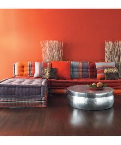 Maisons Du Monde Canapés D'angle Banquette D'angle 6 Places En Coton Multicolore -Magasin Méridiennes banquette d angle 6 places en coton multicolore 1000 13 18 111210 3