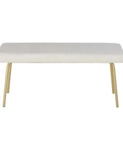 Maisons Du Monde Banquettes Banquette écrue Et Dorée