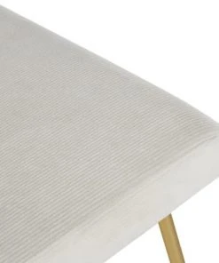 Maisons Du Monde Banquettes Banquette écrue Et Dorée -Magasin Méridiennes banquette ecrue et doree 1000 7 8 222843 3