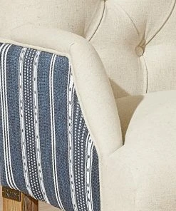 Robin Des Bois Banquettes Banquette En Lin Capitonné Et Tissu Imprimé 3 Places -Magasin Méridiennes banquette en lin capitonne et tissu imprime 3 places 4