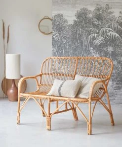 Tikamoon Banquettes Banquette En Rotin Naturel -Magasin Méridiennes banquette en rotin naturel 3