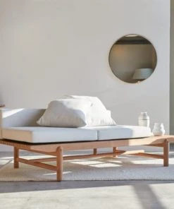 Tikamoon Banquettes Banquette En Teck Massif 2 Places -Magasin Méridiennes banquette en teck massif 2 places 3