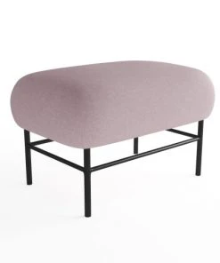 Potiron Paris Banquettes Banquette En Tissu Rose Et Métal Noir