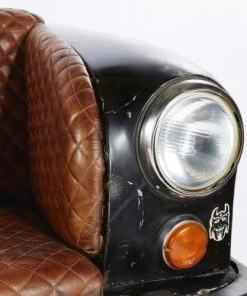 Maisons Du Monde Banquettes Banquette Indus En Cuir Marron -Magasin Méridiennes banquette indus en cuir marron 1000 0 26 175219 3