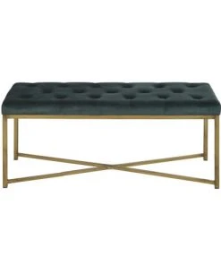 Maisons Du Monde Banquettes Banquette Verte Et Dorée