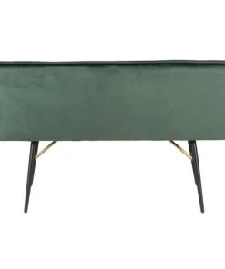 Zago Banquettes Banquette Verte Velours Art Déco -Magasin Méridiennes banquette verte velours art deco 4