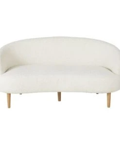 Maisons Du Monde Canapés Petits Prix Canapé 2/3 Places à Bouclettes Blanc