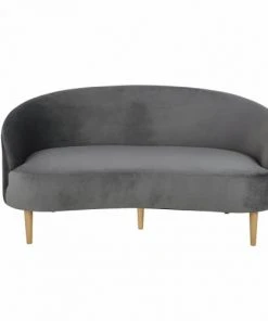 Maisons Du Monde Canapés Petits Prix Canapé 2/3 Places En Velours Gris