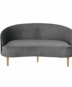 Maisons Du Monde Canapés Petits Prix Canapé 2/3 Places En Velours Gris -Magasin Méridiennes canape 2 3 places en velours gris spy 1000 15 30 209540 1 1