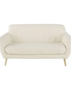 Maisons Du Monde Canapés Petits Prix Canapé 2/3 Places Imitation Fourrure Blanche