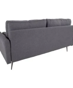 Meubles & Design Canapés Petits Prix Canapé 2 Places 175cm En Tissu Gris Foncé -Magasin Méridiennes canape 2 places 175cm en tissu gris fonce 4