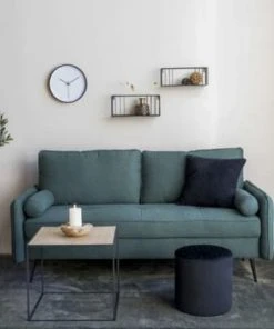 Meubles & Design Canapés Petits Prix Canapé 2 Places 175cm En Tissu Vert