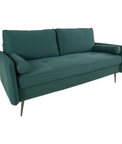 Meubles & Design Canapés Petits Prix Canapé 2 Places 175cm En Tissu Vert -Magasin Méridiennes canape 2 places 175cm en tissu vert 3