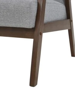 Beliani Canapés Petits Prix Canapé 2 Places 2 Personnes En Polyester Gris -Magasin Méridiennes canape 2 places 2 personnes en polyester gris 5