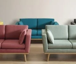 Maisons Du Monde Canapés Petits Prix Canapé 2 Places Bleu Pétrole -Magasin Méridiennes canape 2 places bleu petrole 1000 11 10 156343 12