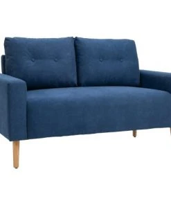 Homcom Canapés Petits Prix Canapé 2 Places Design Scandinave Tissu