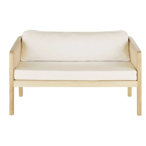 Maisons Du Monde Canapés Petits Prix Canapé 2 Places En Bois De Bouleau Et écru 3 Maisons Du Monde Canapés Petits Prix Canapé 2 Places En Bois De Bouleau Et écru