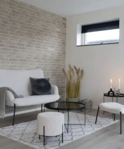 Meubles & Design Canapés Petits Prix Canapé 2 Places En Tissu Bouclé Beige -Magasin Méridiennes canape 2 places en tissu boucle beige 4