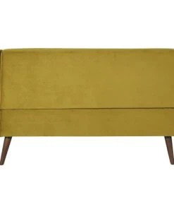 Maisons Du Monde Canapés Petits Prix Canapé 2 Places En Velours Jaune -Magasin Méridiennes canape 2 places en velours jaune 1000 9 29 216181 3