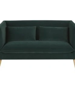 Maisons Du Monde Canapés Petits Prix Canapé 2 Places En Velours Vert