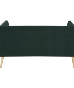 Maisons Du Monde Canapés Petits Prix Canapé 2 Places En Velours Vert -Magasin Méridiennes canape 2 places en velours vert 1000 16 25 219826 4