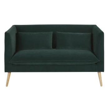 Maisons Du Monde Canapés Petits Prix Canapé 2 Places En Velours Marron écureuil 8 Maisons Du Monde Canapés Petits Prix Canapé 2 Places En Velours Marron écureuil – Image 6