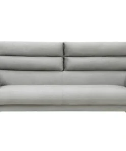 Concept Usine Canapés Petits Prix Canapé 3 Places En Velours Gris Clair