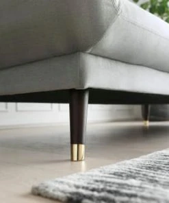 Concept Usine Canapés Petits Prix Canapé 3 Places En Velours Gris Clair -Magasin Méridiennes canape 3 places en velours gris clair 3