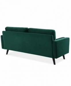 Alice's Garden Canapés Petits Prix Canapé 3 Places En Velours Vert Anglais Fixe Droit 10 Alice's Garden Canapés Petits Prix Canapé 3 Places En Velours Vert Anglais Fixe Droit -Magasin Méridiennes canape 3 places en velours vert anglais fixe droit 2