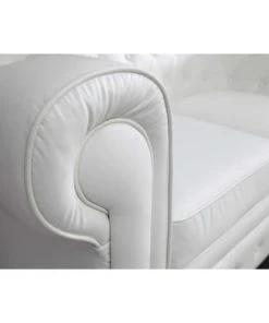 Maisons Du Monde Canapés Petits Prix Canapé Capitonné 2 Places Blanc -Magasin Méridiennes canape capitonne 2 places blanc 1000 10 0 133086 4