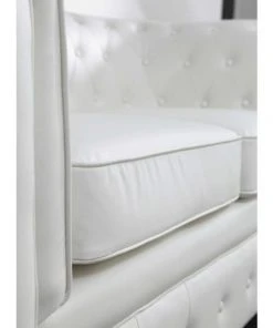 Maisons Du Monde Canapés Petits Prix Canapé Capitonné 2 Places Blanc -Magasin Méridiennes canape capitonne 2 places blanc 1000 10 0 133086 5