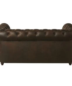 Maisons Du Monde Canapés Petits Prix Canapé Capitonné 2 Places En Suédine Marron -Magasin Méridiennes canape capitonne 2 places en suedine marron 1000 11 5 147605 2