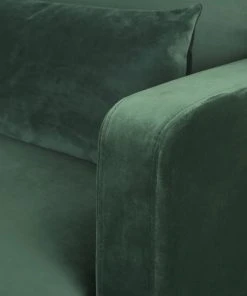 Maisons Du Monde Canapés Petits Prix Canapé Clic-clac 3 Places En Velours Vert -Magasin Méridiennes canape clic clac 3 places en velours vert 1000 16 15 198168 5