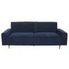 Maisons Du Monde Canapés Droits Canapé Clic-clac 4 Places Bleu Foncé -Magasin Méridiennes canape clic clac 4 places bleu fonce 1000 16 35 198270 1