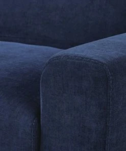 Maisons Du Monde Canapés Droits Canapé Clic-clac 4 Places Bleu Foncé -Magasin Méridiennes canape clic clac 4 places bleu fonce 1000 16 35 198270 3