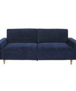 Maisons Du Monde Canapés Droits Canapé Clic-clac 4 Places Bleu Foncé -Magasin Méridiennes canape clic clac 4 places bleu fonce russel 1000 16 35 198270 1 1