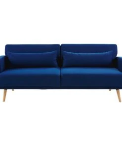 Maisons Du Monde Canapés Petits Prix Canapé Clic-clac 4 Places Bleu Roi