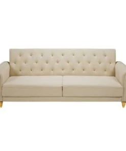 Maisons Du Monde Canapés Petits Prix Canapé Clic-clac 4 Places Marron Glacé -Magasin Méridiennes canape clic clac 4 places en coloris beige lise 1000 4 5 210991 1 1