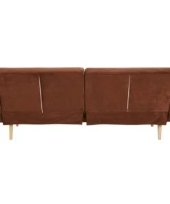 Maisons Du Monde Canapés Petits Prix Canapé Clic-clac 4 Places En Velours Marron écureuil -Magasin Méridiennes canape clic clac 4 places en velours marron ecureuil 1000 4 19 209529 4