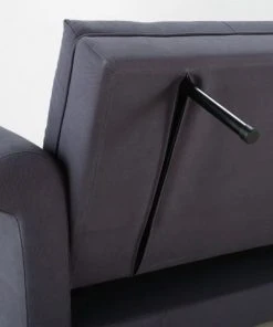 Maisons Du Monde Canapés Petits Prix Canapé Clic-clac 4 Places Gris Anthracite -Magasin Méridiennes canape clic clac 4 places gris anthracite 1000 16 17 213791 5