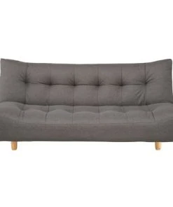 Maisons Du Monde Canapés Petits Prix Canapé Clic-clac Capitonné 3 Places Gris