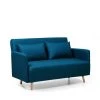 Drawer Canapés Petits Prix Canapé Convertible 2 Places En Tissu Bleu -Magasin Méridiennes canape convertible 2 places en tissu bleu