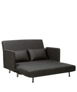 Drawer Canapés Petits Prix Canapé Convertible 2 Places En Tissu Gris Anthracite -Magasin Méridiennes canape convertible 2 places en tissu gris anthracite 5