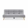 Alice's Garden Canapés Petits Prix Canapé Convertible 3 Places En Tissu Matelassé Gris Clair 1 Alice's Garden Canapés Petits Prix Canapé Convertible 3 Places En Tissu Matelassé Gris Clair -Magasin Méridiennes canape convertible 3 places en tissu matelasse gris clair