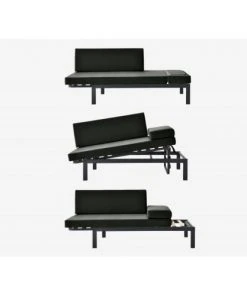 Artecosy Méridiennes Canapé Convertible Velours Et Métal Noir Gris 11 Artecosy Méridiennes Canapé Convertible Velours Et Métal Noir Gris -Magasin Méridiennes canape convertible velours et metal noir gris 3