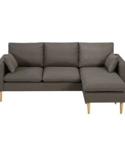 Maisons Du Monde Canapés Petits Prix Canapé D'angle 3/4 Places Gris Chiné