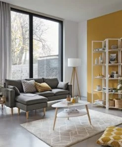 Maisons Du Monde Canapés Petits Prix Canapé D'angle 3/4 Places Gris Chiné -Magasin Méridiennes canape d angle 3 4 places gris chine 1000 14 10 166019 7