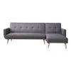 Concept Usine Canapés Petits Prix Canapé D'angle Convertible 4 Places En Tissu Gris 1 Concept Usine Canapés Petits Prix Canapé D'angle Convertible 4 Places En Tissu Gris -Magasin Méridiennes canape d angle convertible 4 places en tissu gris