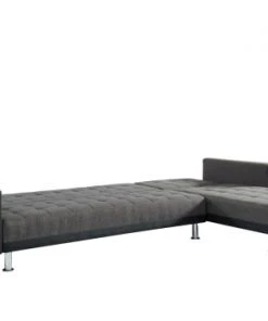 Baita Canapés Petits Prix Canapé D'angle Convertible En 6 Places Noir Et Gris 12 Baita Canapés Petits Prix Canapé D'angle Convertible En 6 Places Noir Et Gris -Magasin Méridiennes canape d angle convertible en 6 places noir et gris 4